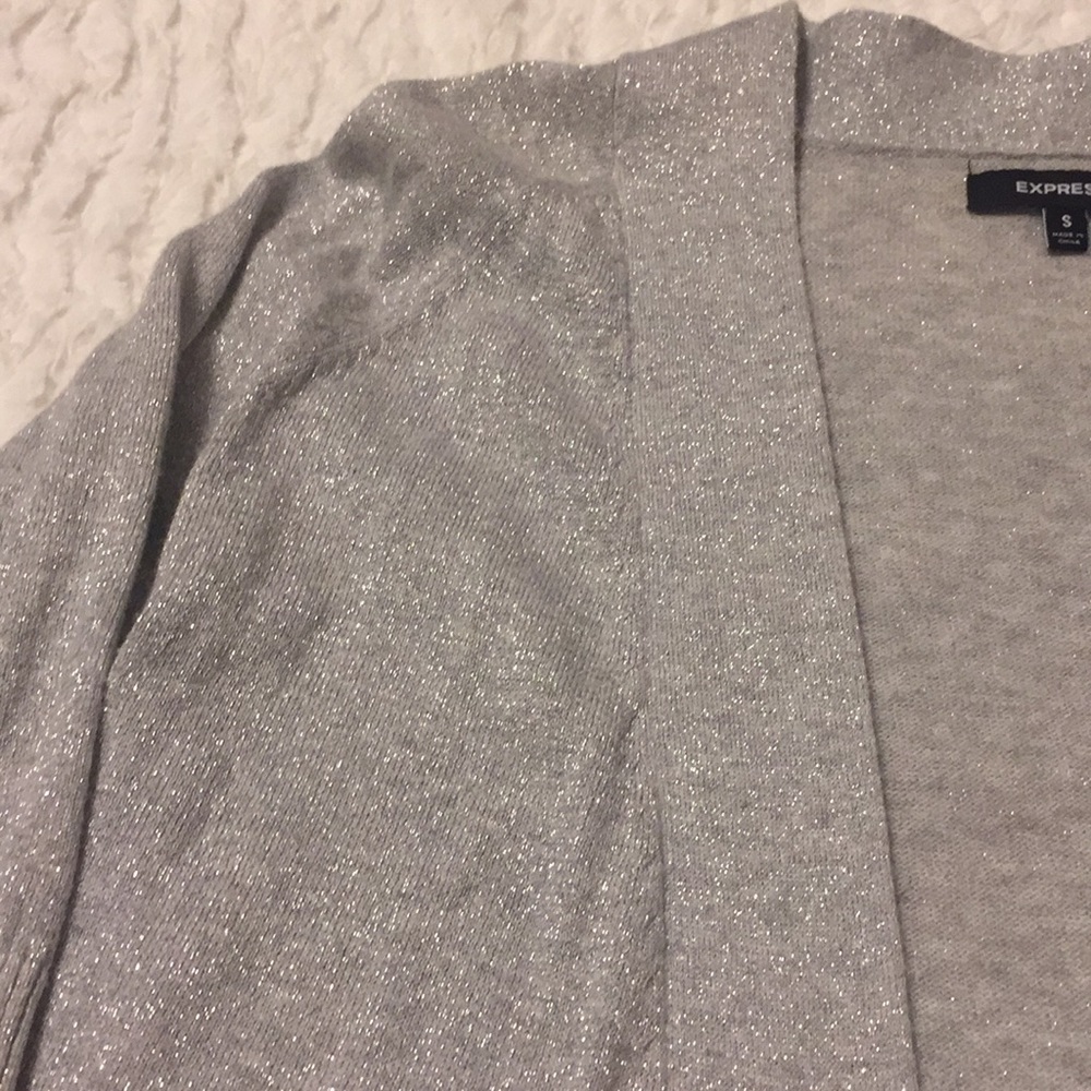 Express Silver Cardigan - Picture 2 of 2
